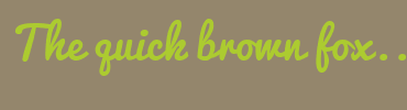Image with Font Color ACCB30 and Background Color 94866C